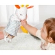Бебешка светеща кърпа за гушкане и куклен театър жирафче  - 3