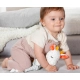 Бебешка светеща кърпа за гушкане и куклен театър жирафче  - 4