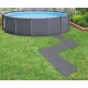 Водоустойчив килим за детски басейн 8 броя 50 х 50 х 0.5 см  - 4