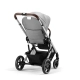 Бебешка количка Balios S Lux 2023 сребристо шаси Lava Grey  - 5