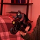 Детска мотор с дистанционно Batman Batcycle 1:10, с фигура  - 7