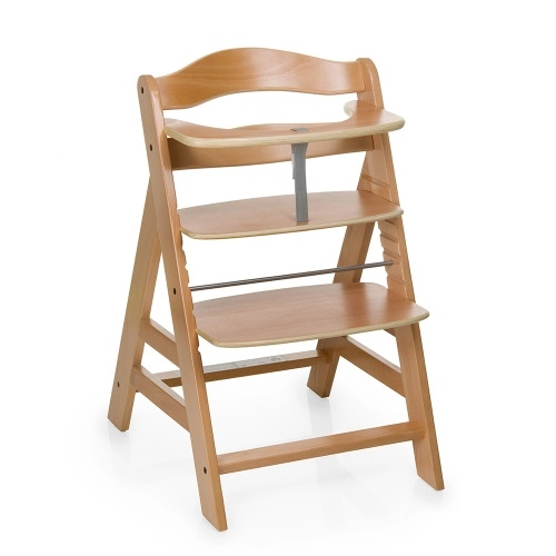 Детски дървен стол за хранене Alpha+B Natural | PAT6658
