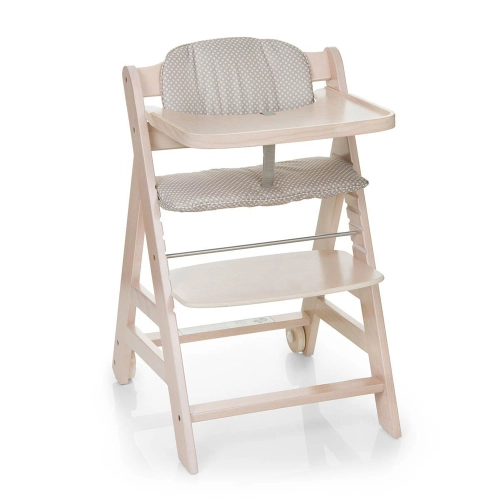 Дървен стол за хранене Beta+ B Whitewashed | PAT6660