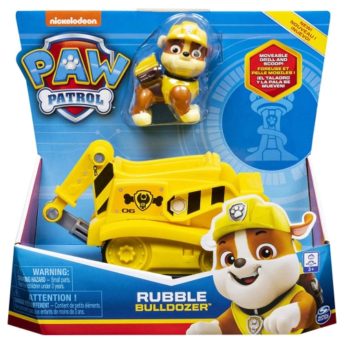 Детски комплект Paw Patrol фигура и превозно средство Rubble | PAT6787