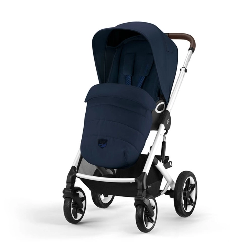 Бебешка количка Talos S Lux Ocean Blue 2023 сребристо шаси | PAT6924