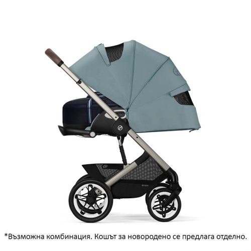 Бебешка количка Talos S Lux 2023 шаси Taupe Sky Blue  - 11