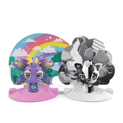 Детски игрален комплект Zoobles фигури Butterfly & Fox  - 2