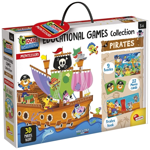 Колекция детски образователни игри Montessori Пирати | PAT7041