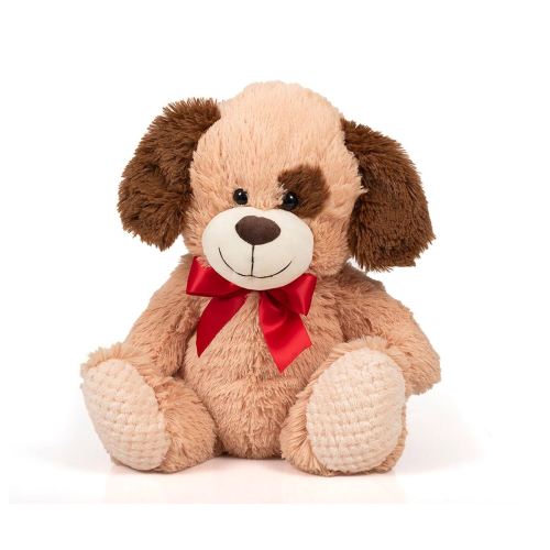 Детска плюшена играчка Куче с панделка 38 см | PAT7103