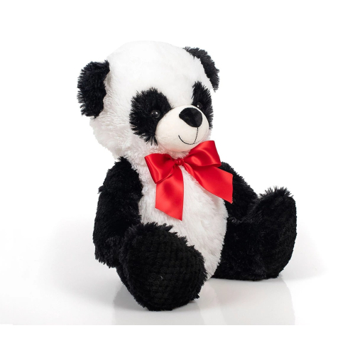 Детска плюшена играчка Панда с панделка 38 см | PAT7104