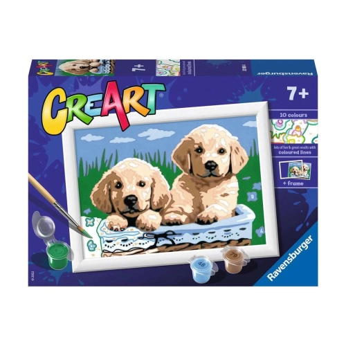 Детска творческа рисувателна галерия CreArt Сладки кученца | PAT7125