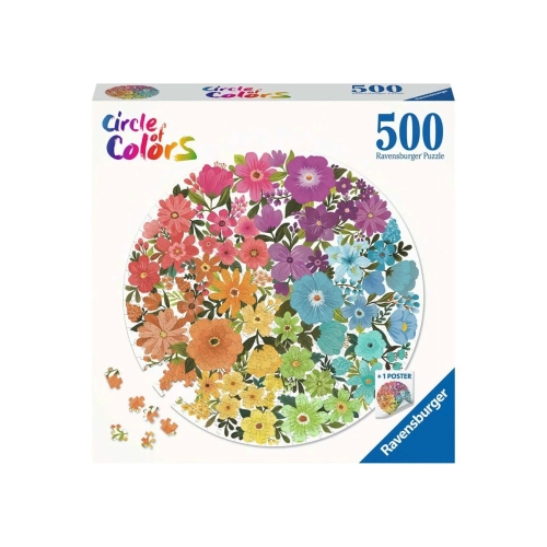 Детски пъзел 500 елемента Кръг от цветове: Цветя | PAT7176