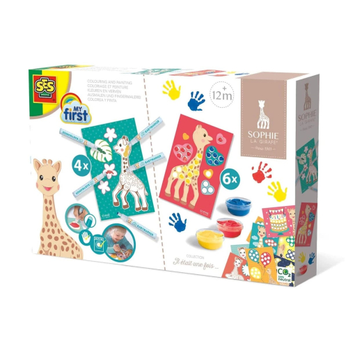 Детски комплект Жирафчето Софи: Оцветяване и рисуване | PAT7360