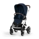 Бебешка количка Talos S Lux Ocean Blue 2023 сребристо шаси  - 7
