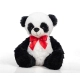 Детска плюшена играчка Панда с панделка 38 см  - 1