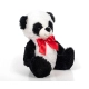 Детска плюшена играчка Панда с панделка 38 см  - 2