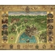 Детски пъзел 1500 елемента Хари Потър Карта на Хогуортс  - 2