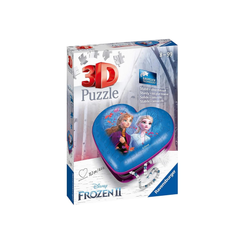 Детски 3D пъзел Кутия за бижута сърце Frozen 2 | PAT7478