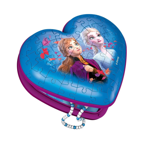 Детски 3D пъзел Кутия за бижута сърце Frozen 2 | PAT7478