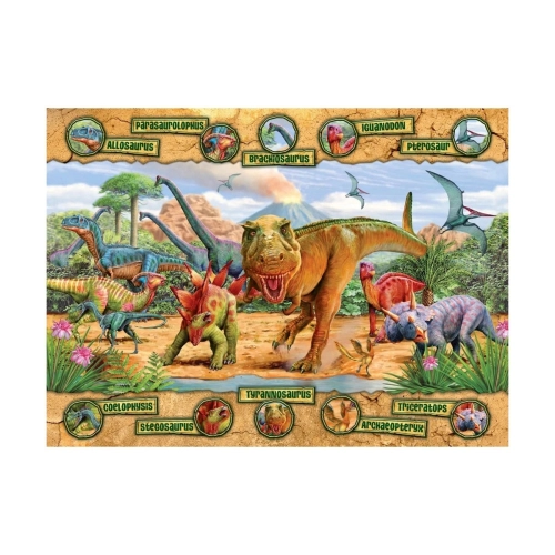 Детски пъзел Динозаври 100 елемента | PAT7515