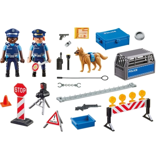 Детски комплект за игра Полицейска блокада City Action | PAT7577