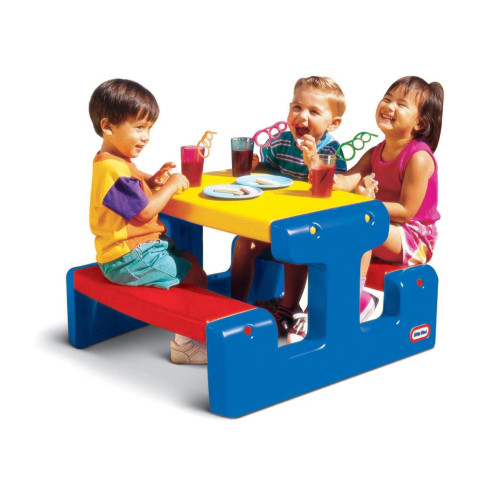 Детска синя маса за пикник | PAT7616