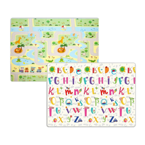 Двустранно килимче за игра Азбука/Зоо 180x200x1 | PAT7671