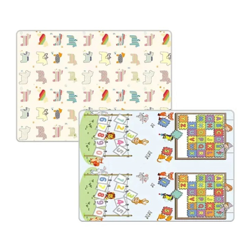 Двустранно килимче за игра Цветове/Кончета 180x200x1 | PAT7676