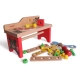 Комплект детски дървени инструменти с работна маса  - 1