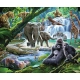 Детски пъзел Животни в джунглата 100 елемента ХХL  - 2