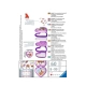 Детски 3D пъзел Кутия за бижута сърце Коне 54 елемента  - 2