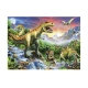 Детски пъзел Ерата на динозаврите 100 елемента  - 2