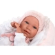 Детска кукла Llorens Mimi с шапка, плачеща 42 см  - 4