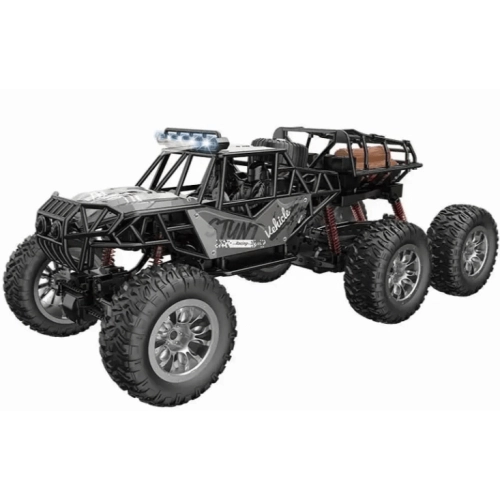 Детски метален камион бъги с ресори и светлина Godzilla grey PAT61876