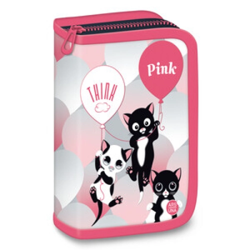 Розов ученически несесер с пoсобия Think-Pink | PAT8614
