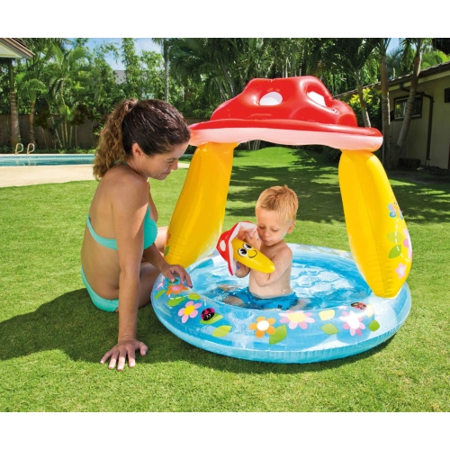 Бебешки надуваем басейн със сенник Гъбка | PAT8663