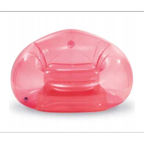 Детско прозрачно надуваемо кресло INTEX, розово | PAT8862