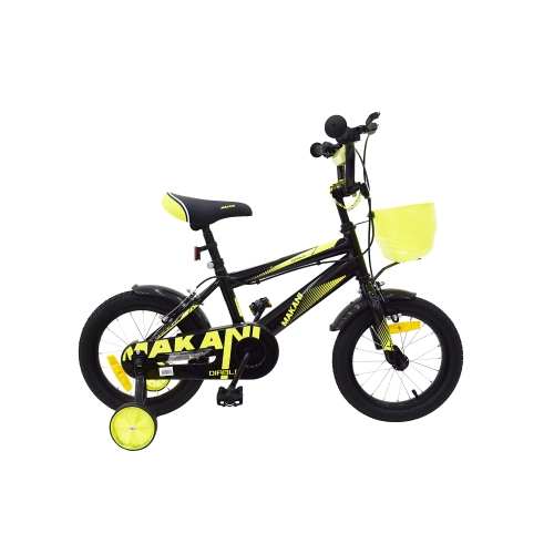 Детски велосипед Makani 14Diablo Black-Yellow | PAT8895