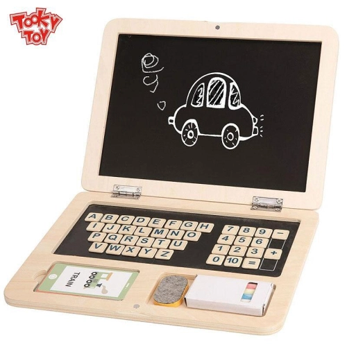 Детски дървен лаптоп с магнити TH819 | PAT9040
