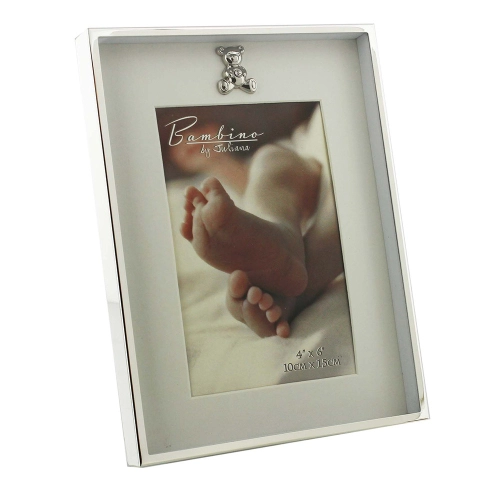 Посребрена рамка за бебешки снимки Bambino | PAT9125