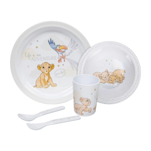 Детски меламинов комплект за хранене 5 части Simba | PAT9137
