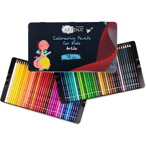 Детски комплект от 72 броя детски моливи Artina Kids | PAT9612