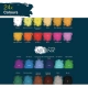 Комплект 24 бр. акварелни бои и четка с резервоар за вода  - 5