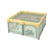 Детска кошара JumpiPlay с килим 120x120 см с безопасна зона  - 6