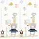 Забавна CosmoBear Yard – бебешка кошара 120x120 см с килим  - 6