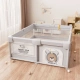 Удобна AstroCub PlayZone – бебешка кошара 150x180 см с мече   - 8