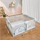 Практична TinyRex PlayYard – бебешка кошара 150x180 с мрежа  - 2