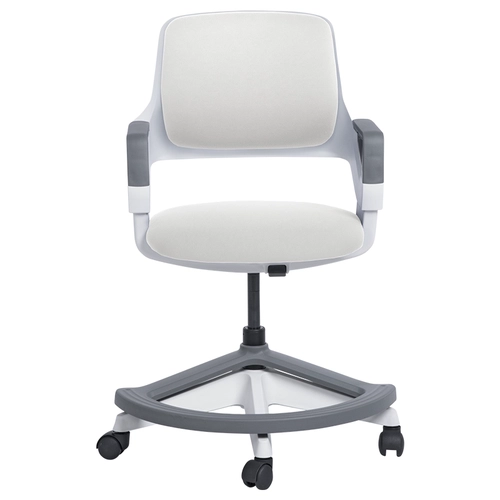 Детски бял въртящ стол Clever PAT63352