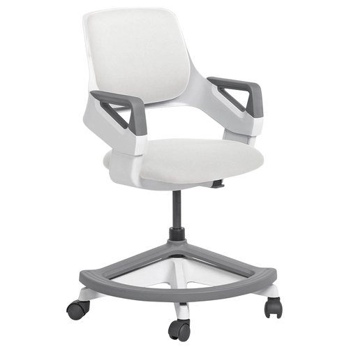 Детски бял въртящ стол Clever PAT63352
