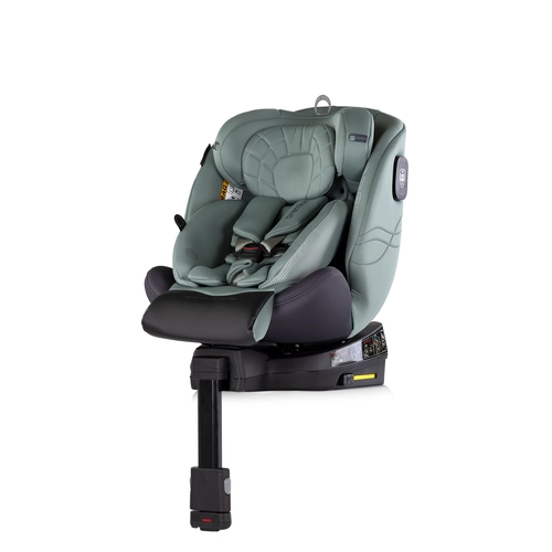 Детски зелен стол за кола Premium 360° i-Size IsoFix босилек PAT63851